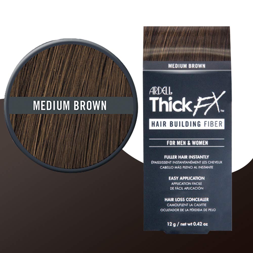 Instant Fuller Hair Medium Brown Fiber Blend 0.42 oz for Thinning Hair - Image 4