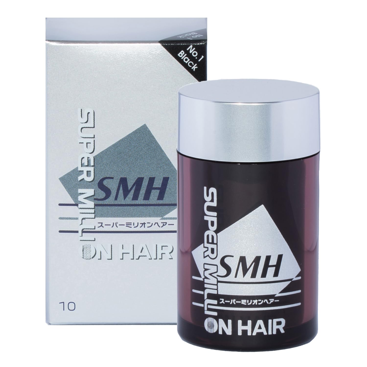 Building Fibers - 10g (Black) Hair Thickener for Thinning Hair Natural Hair Powder Water Wind Sweat Proof Conceal Hair Loss in 10 Seconds for Women Men SMH-10 01
