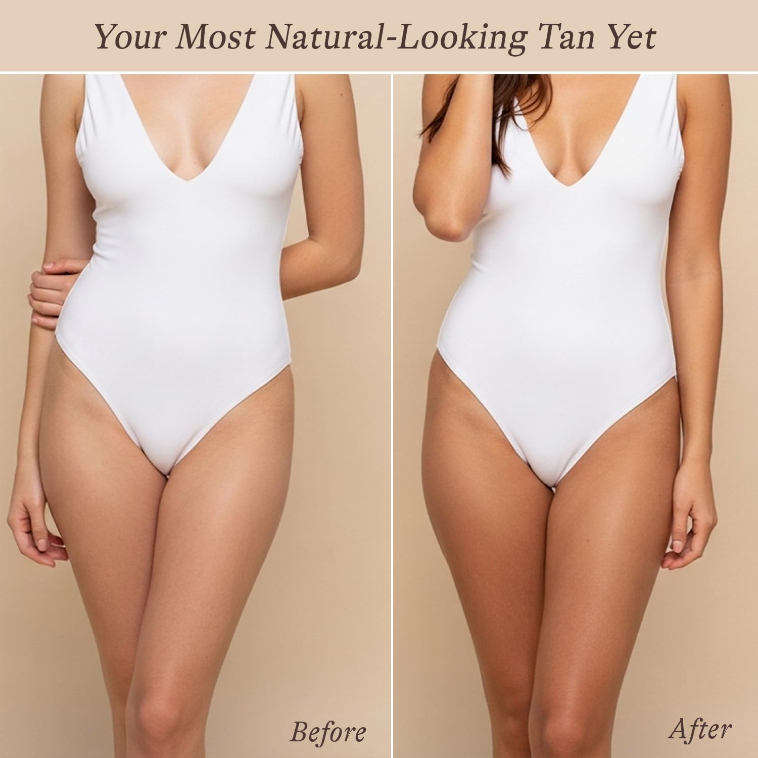 Self Tanner Mousse Kit with Mitt - Natural & Organic Ingredients, Medium to Dark, 8 oz - Image 2