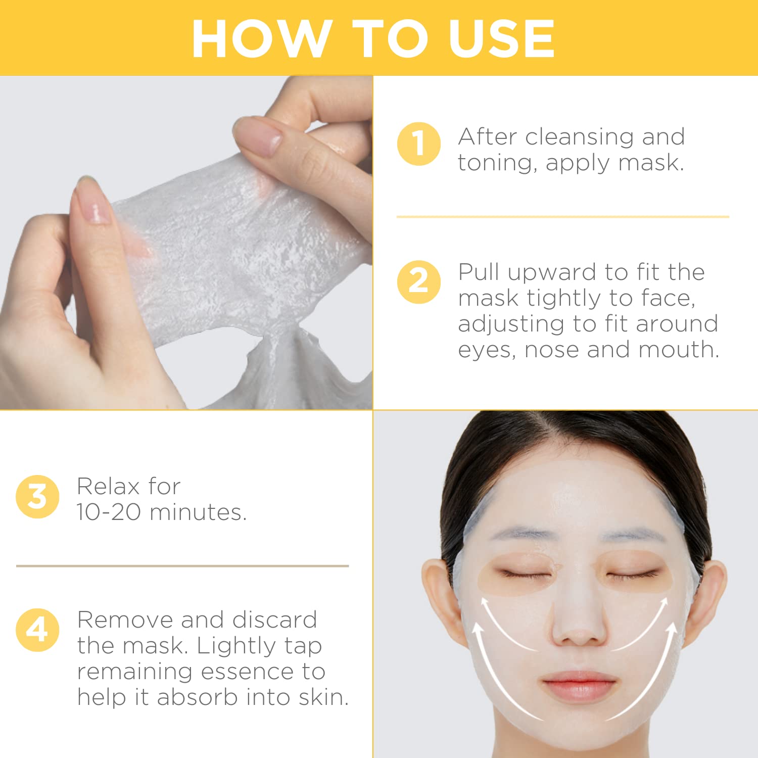 Mediheal Vita Essential 10 Sheet Vitamin Face Mask for All Skin Types - Image 5