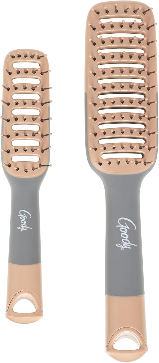 Goody Detangle It Vented Hair Brush Set Quick Drying for All Hair Types 2 Count - Image 2