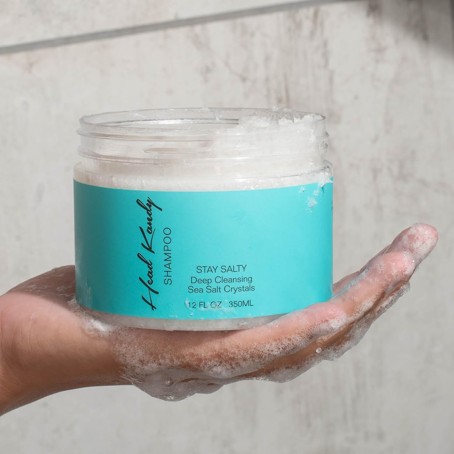 Head Kandy Stay Salty Sea Salt Shampoo 12oz for Color-Treated Hair with Seaweed for Hydration - Image 3