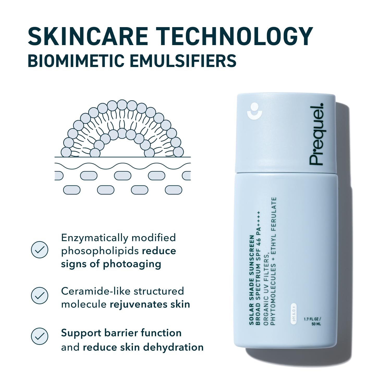 Hydrating Face Sunscreen SPF 46 PA++++ with Moisturizing Sunblock 1.7oz Travel Size - Image 4