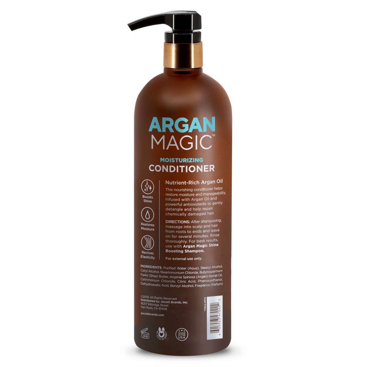 Argan Magic 32 oz Moisturizing Conditioner for Detangling, Hydrating, and Repairing Hair - Image 2