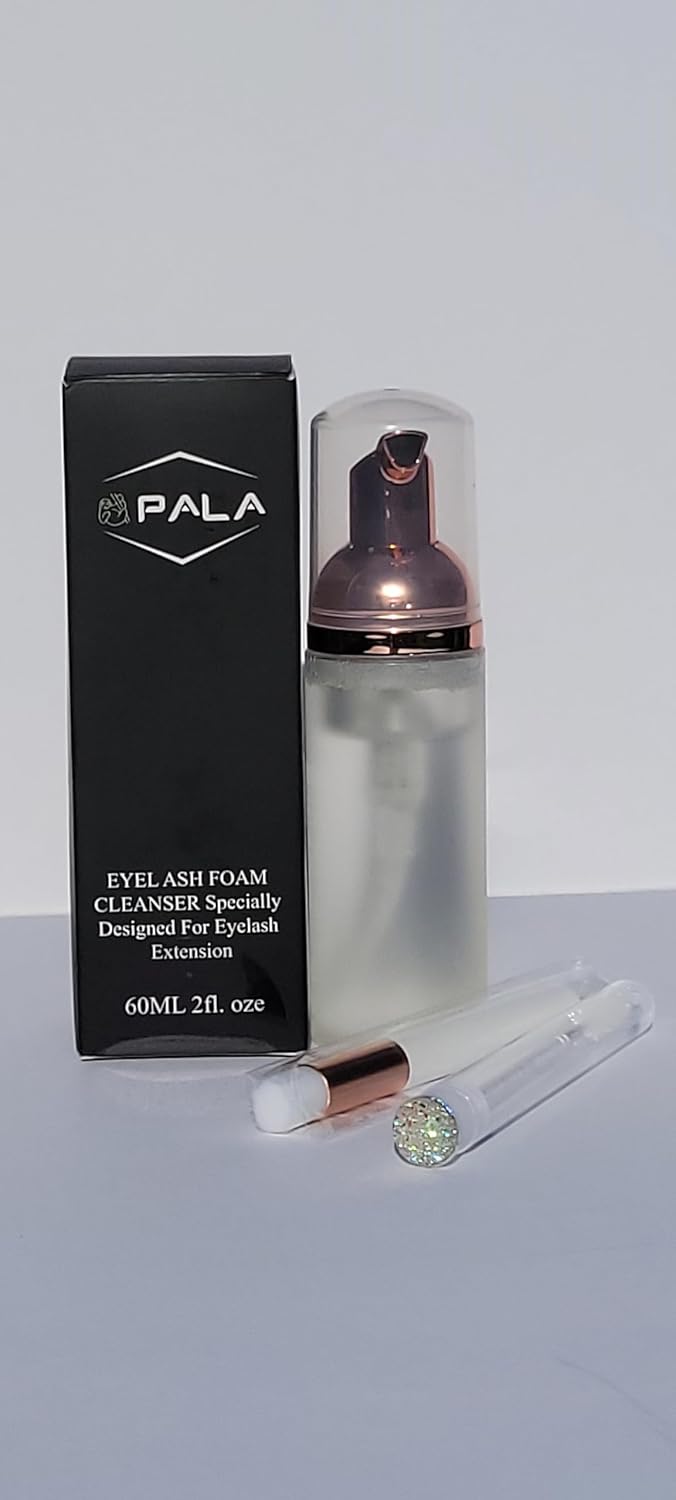 Eyelash Extension Foam Cleanser Kit with Brush and Wand, 150ml Volume - Image 5