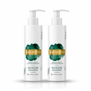 TV Anti Hair Fall Shampoo, Apple Cider Vinegar/Aloe vera/Amla |Frizz-Free & Manageable Hair | Paraben-Free | Hair fall Control, Best for men and women - Pack Of 2-250ML