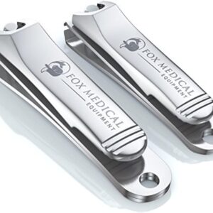 Professional Nail Clippers Set – Stainless Steel Fingernail & Toenail Clippers for Men, Women & Seniors – Ultra-Sharp Precision, Ergonomic Comfort & Medical-Grade Quality