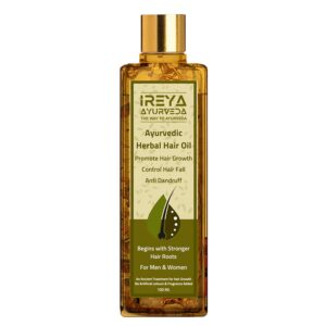 Herbal Hair Oil Ayurvedic Raw Herbs Mix Oil Multipurpose Hair Oil for Hair Growth and Anti Dandruff, Hair Fall Control, Thick and Long Hair 100ml