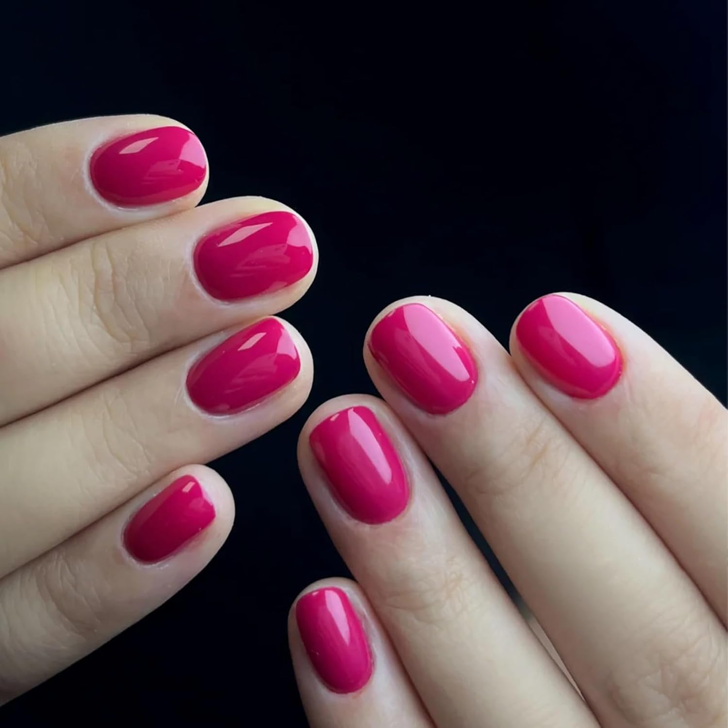 COSMOO 15ml Neon Pink Quick Dry Chip-Resistant Vegan Nail Polish Lacquer - Image 4