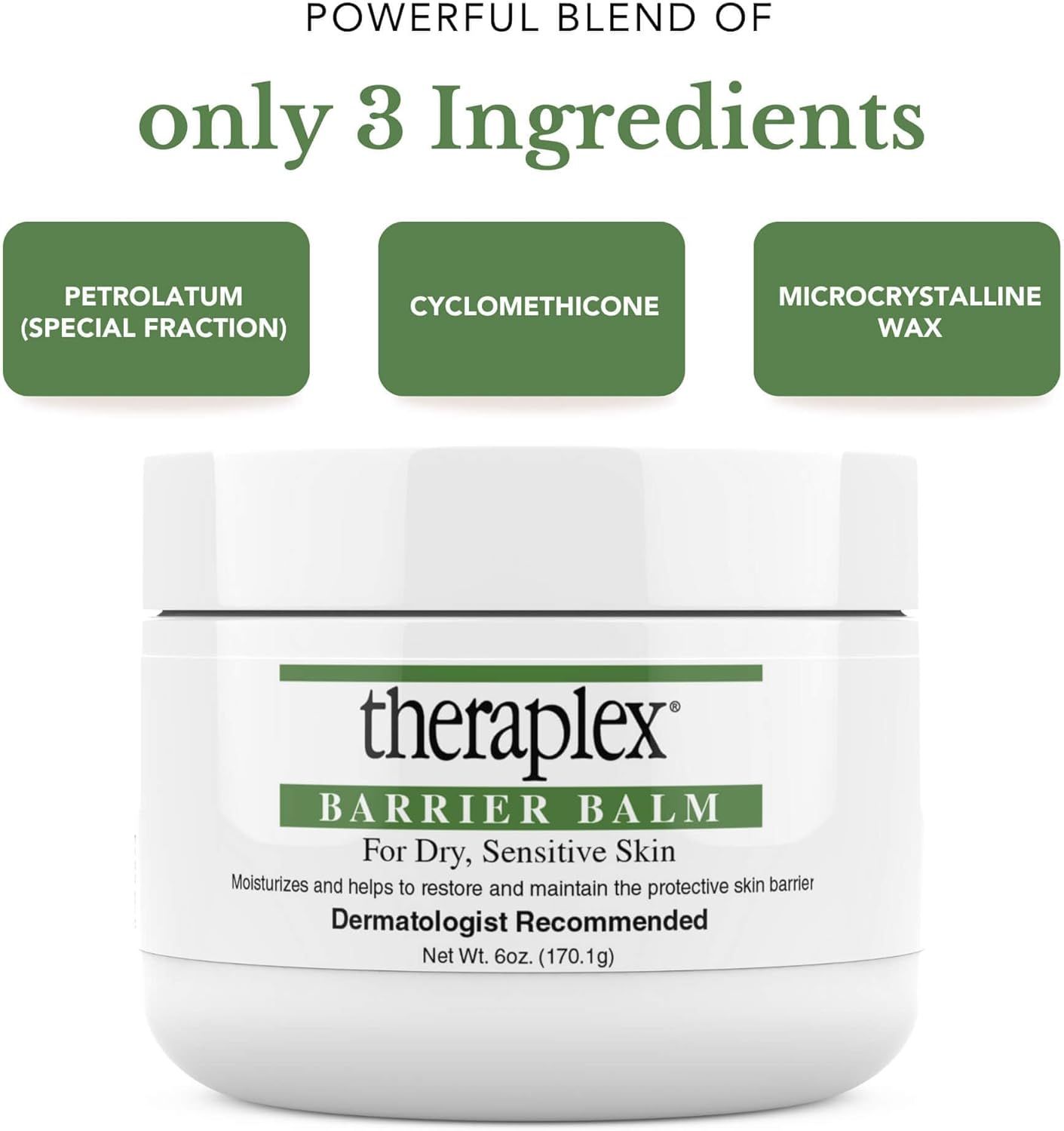 Theraplex Skin Barrier Balm 6 Oz - Moisturizer for Dry, Sensitive Skin, Hypoallergenic - Image 9