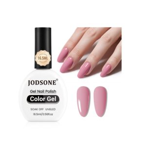 JODSONE 16.5ml Gel Nail Polish Dark Pink Gel Polish Soak Off Led Gel Polish Nail Art Manicure Salon DIY at Home Gift for Women