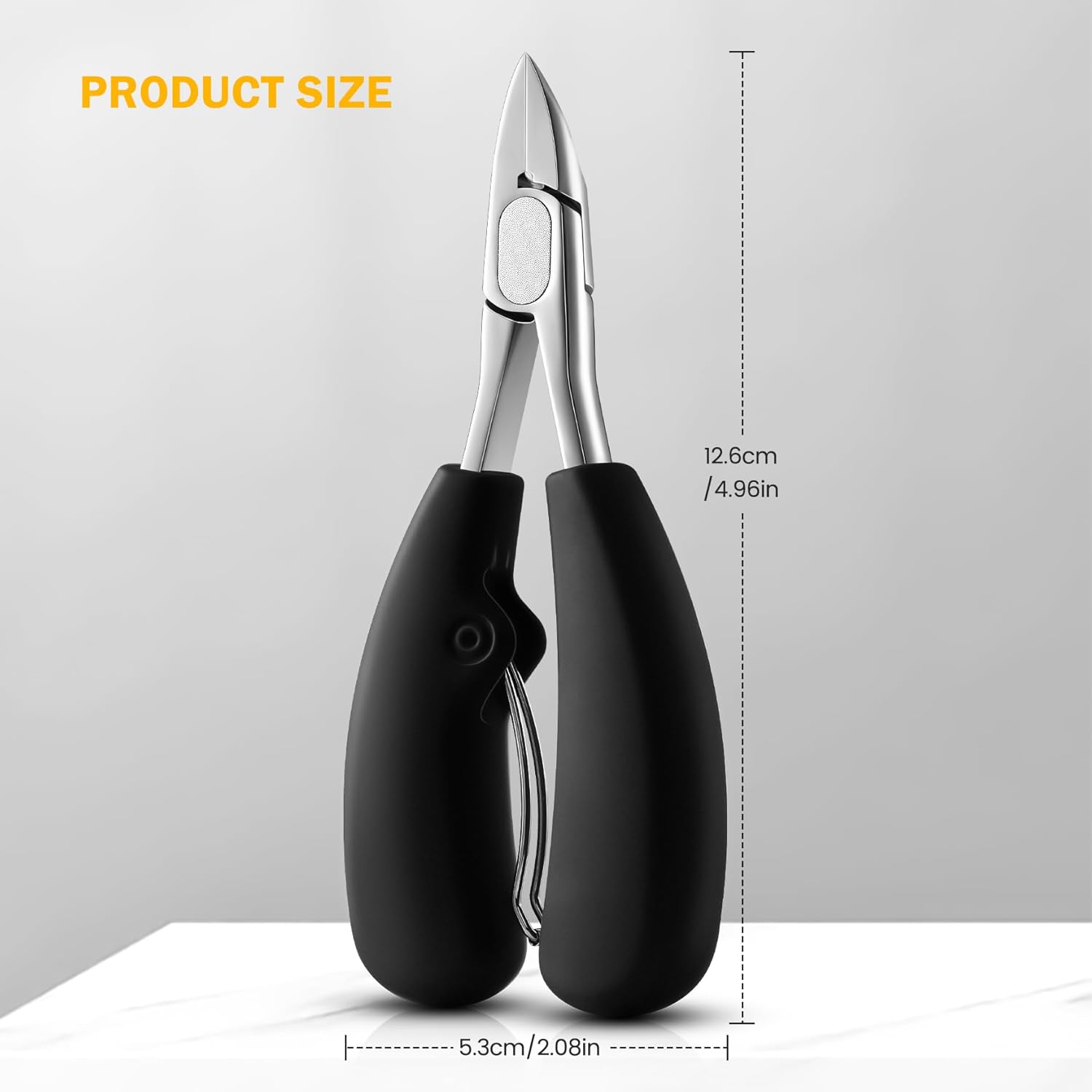 BEZOX Ergonomic Straight Toenail Clippers for Ingrown Prevention and Thick Nails - Image 7