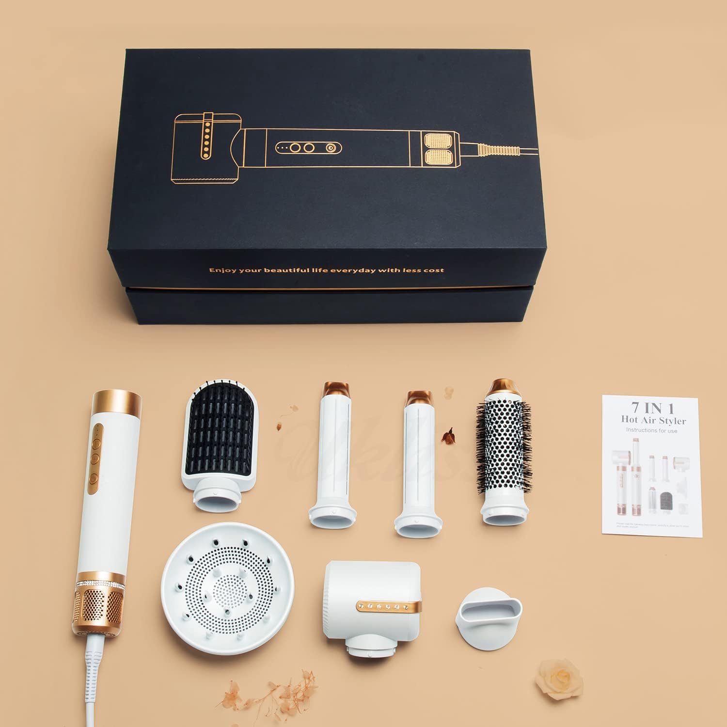 110000 RPM High-Speed 7 in 1 Hair Dryer Brush and Hot Air Styler Tool - Image 8