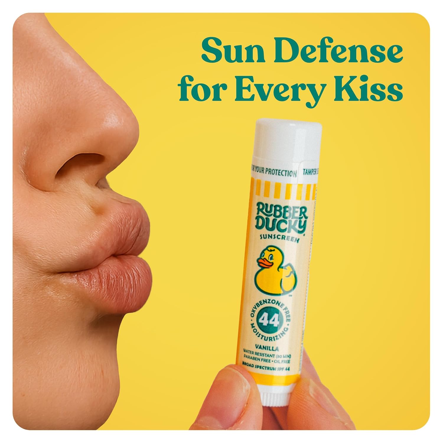 Water-Resistant Vanilla Lip Balm SPF 44, Vegan, Untinted, 0.15 oz - Image 3