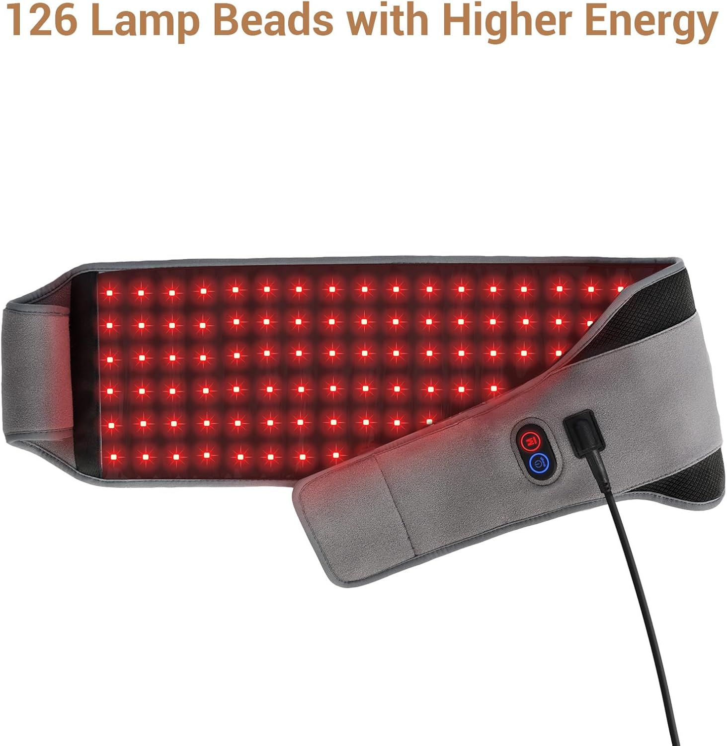 Comfytemp 126 LED Red Light Therapy Belt 22W Corded Pain Relief Device - Image 5