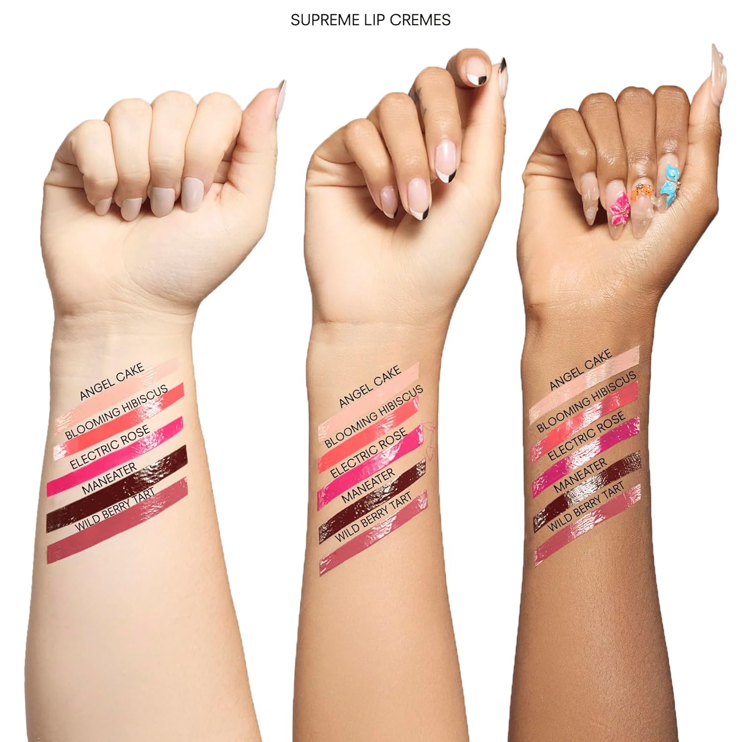 Gerard Cosmetics Electric Rose Supreme Lip Creme 0.3 oz Hot Pink Hydrating Liquid Lipstick - Image 6