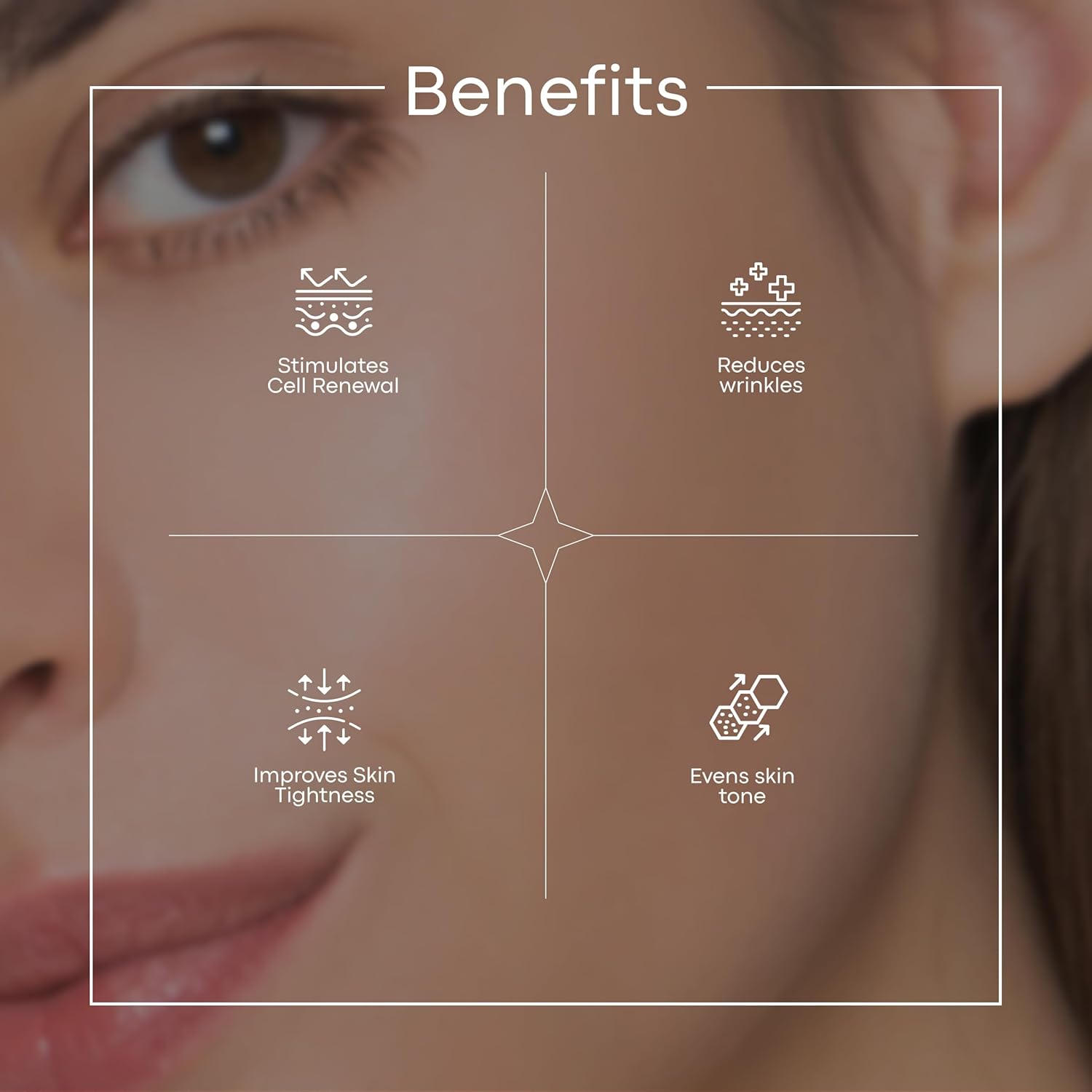 Peptide Collagen Niacinamide Vitamin E Anti-Aging Face Cream Moisturizer 1.8 oz - Image 4