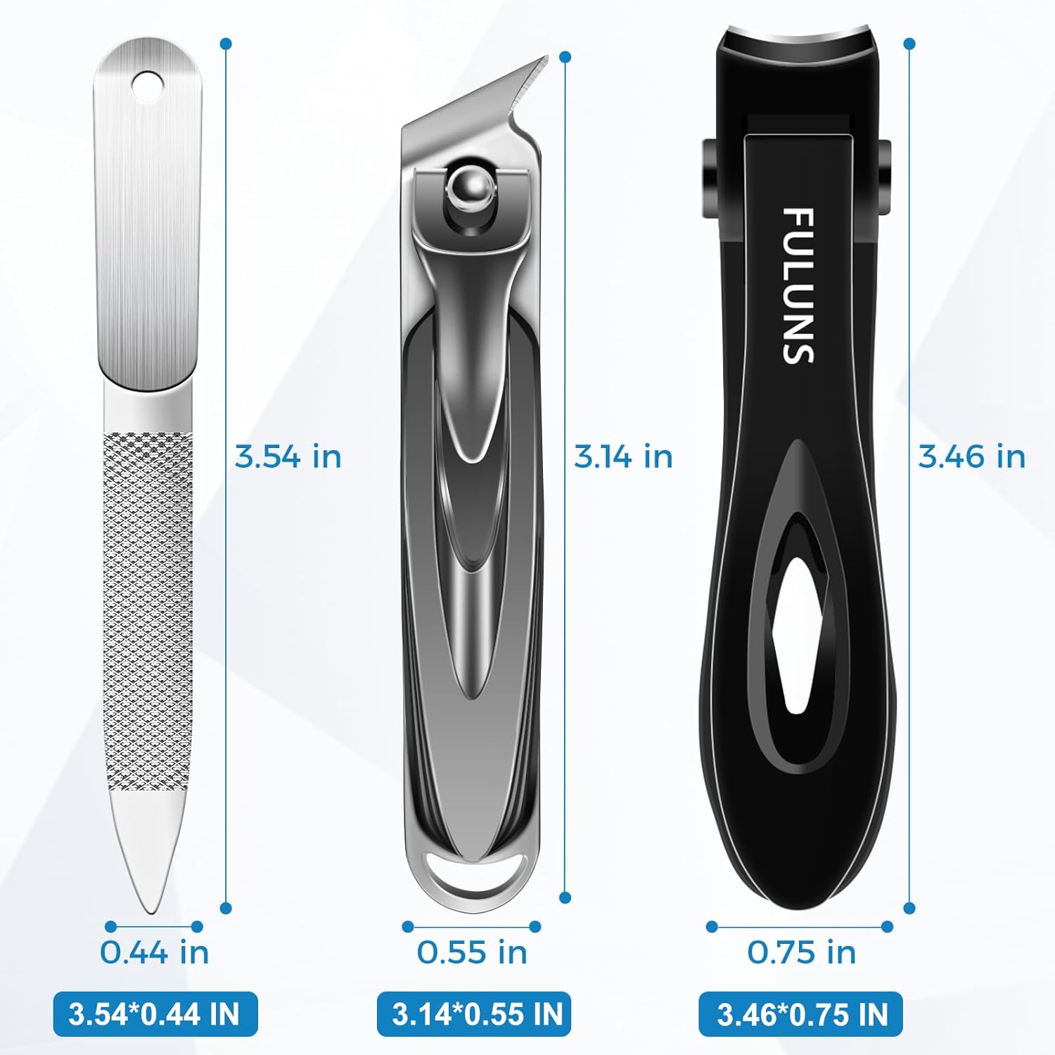 Extra-Wide Jaw Heavy Duty Toenail Clippers for Seniors Thick Nail Trimming - Image 8