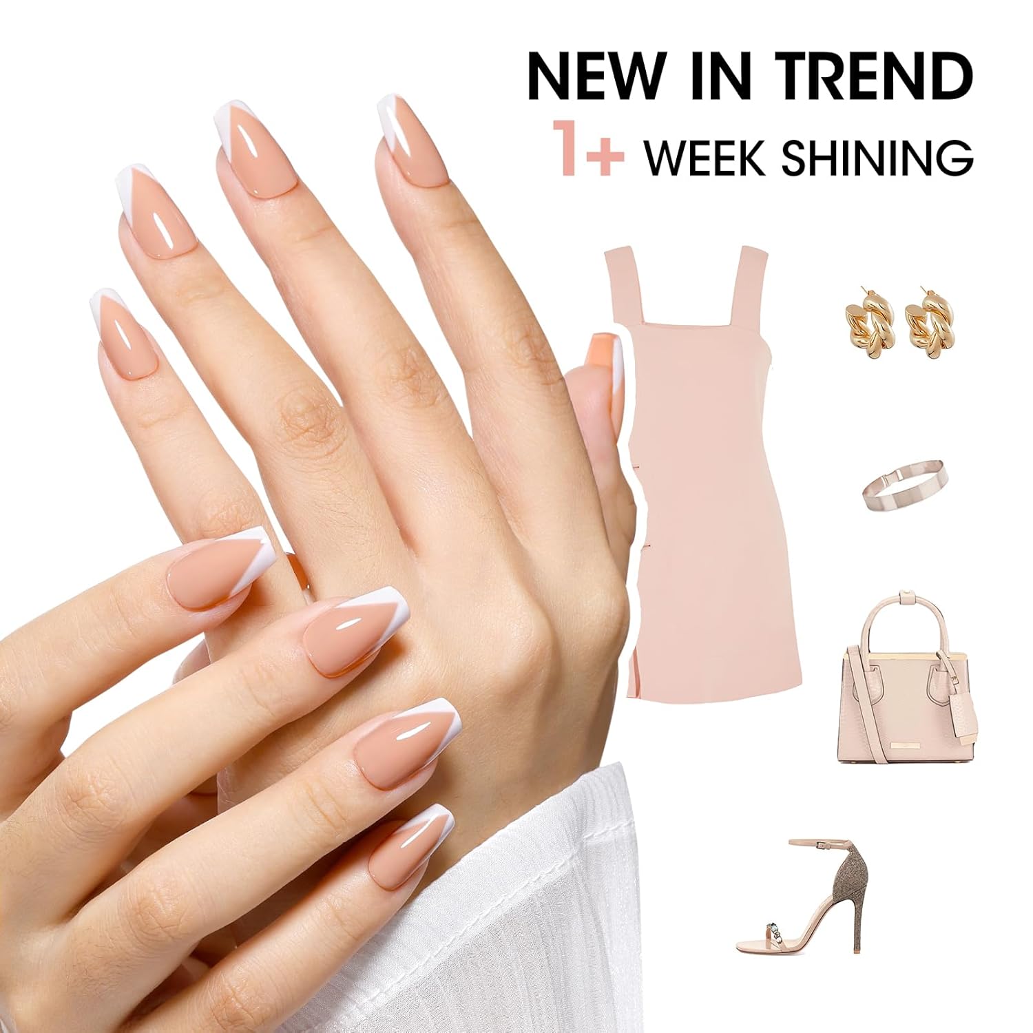 GELLEN 6 Color Nude Nail Polish Set, Quick Dry, Chip Resistant, Non-Toxic Home Use - Image 4