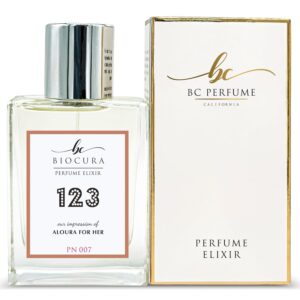 BC Perfume 123 Inspired by Aloura For Her Replica Fragrance Dupes For Women Eau de Parfum Spray Bottle 1.7 Fl Oz/50ml