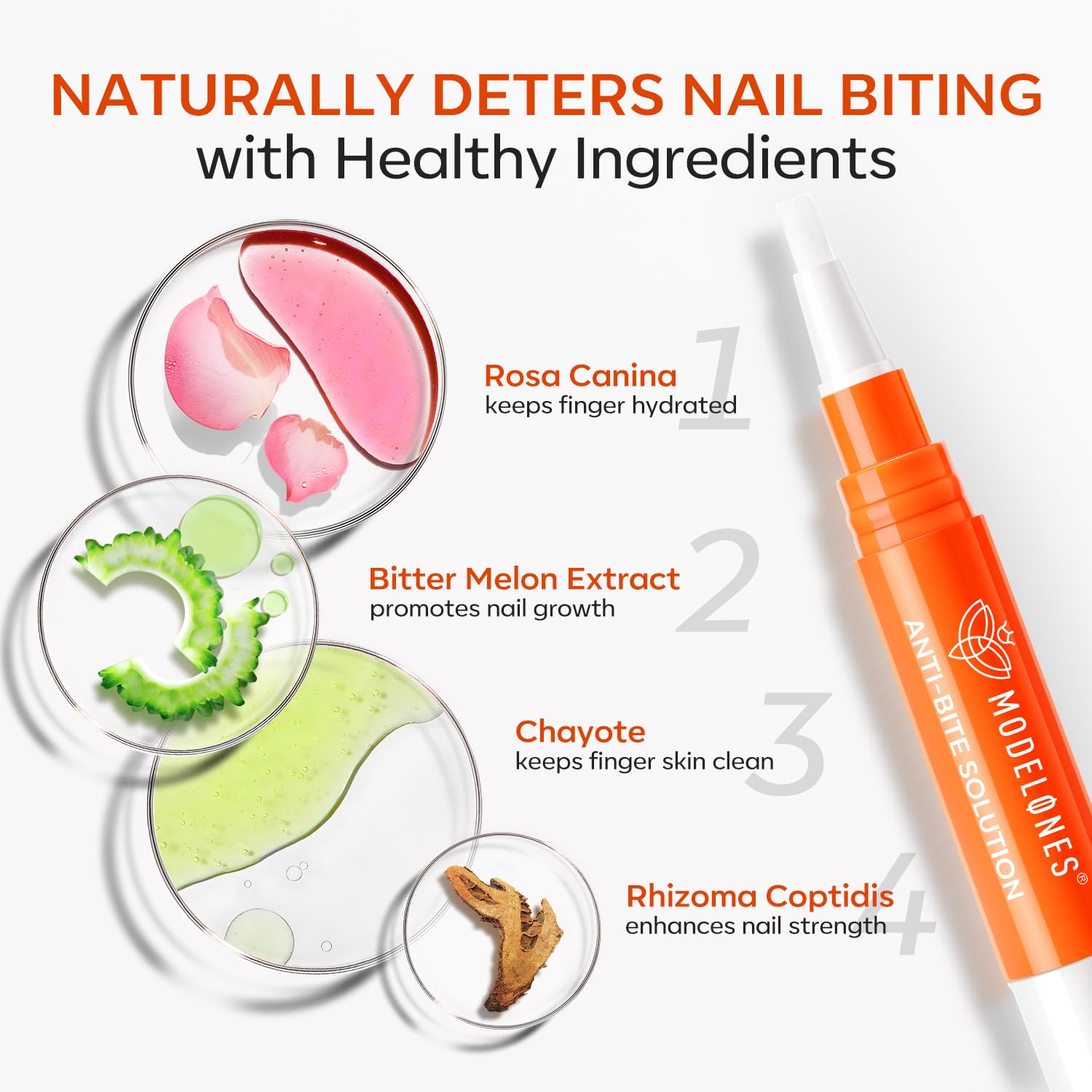 Modelones Kids Nail Biting Treatment Pen 0.48 fl oz Quick Dry Bitter Polish - Image 7