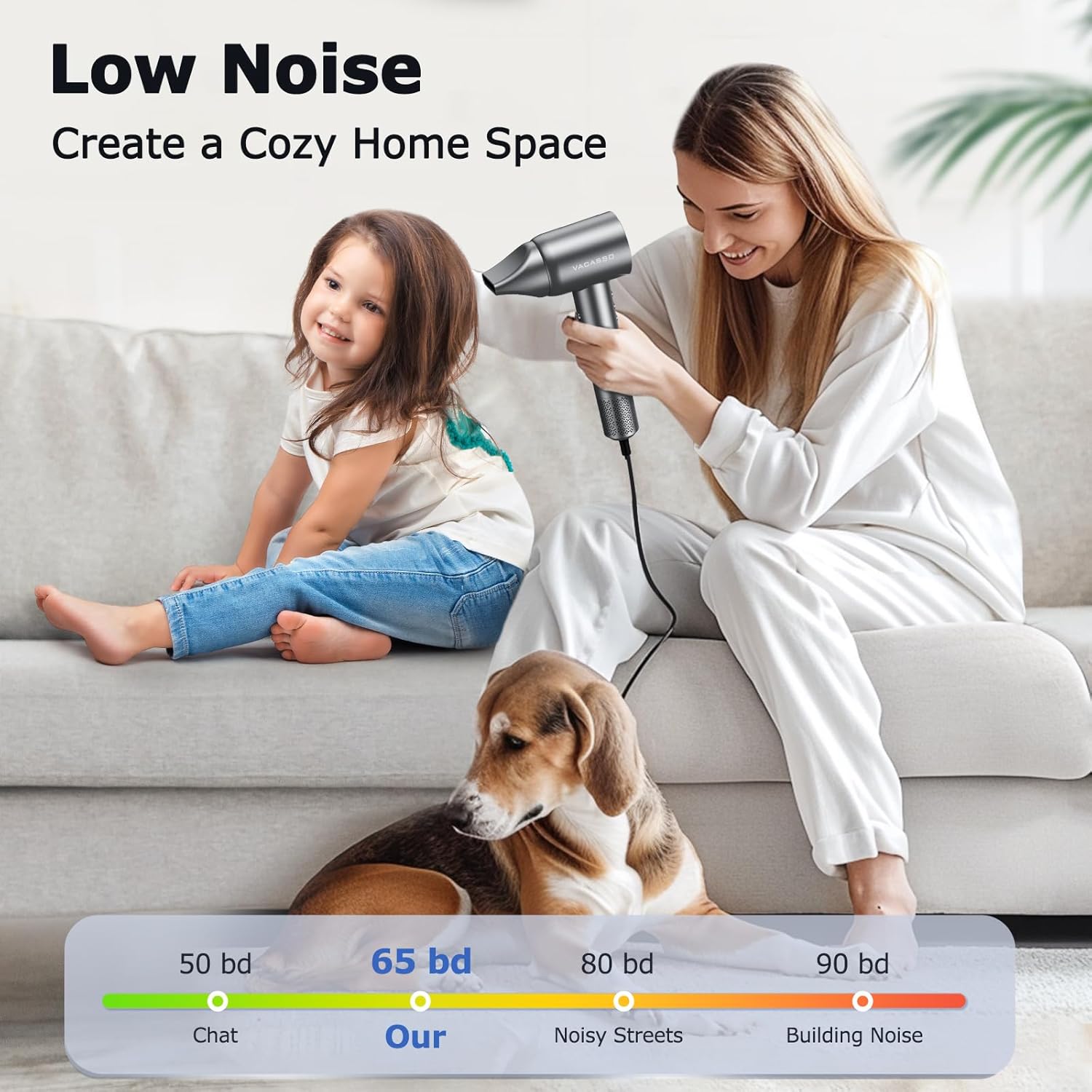 Professional 110,000 RPM High-Speed Blow Dryer with Negative Ionic Technology and HD Display - Image 8