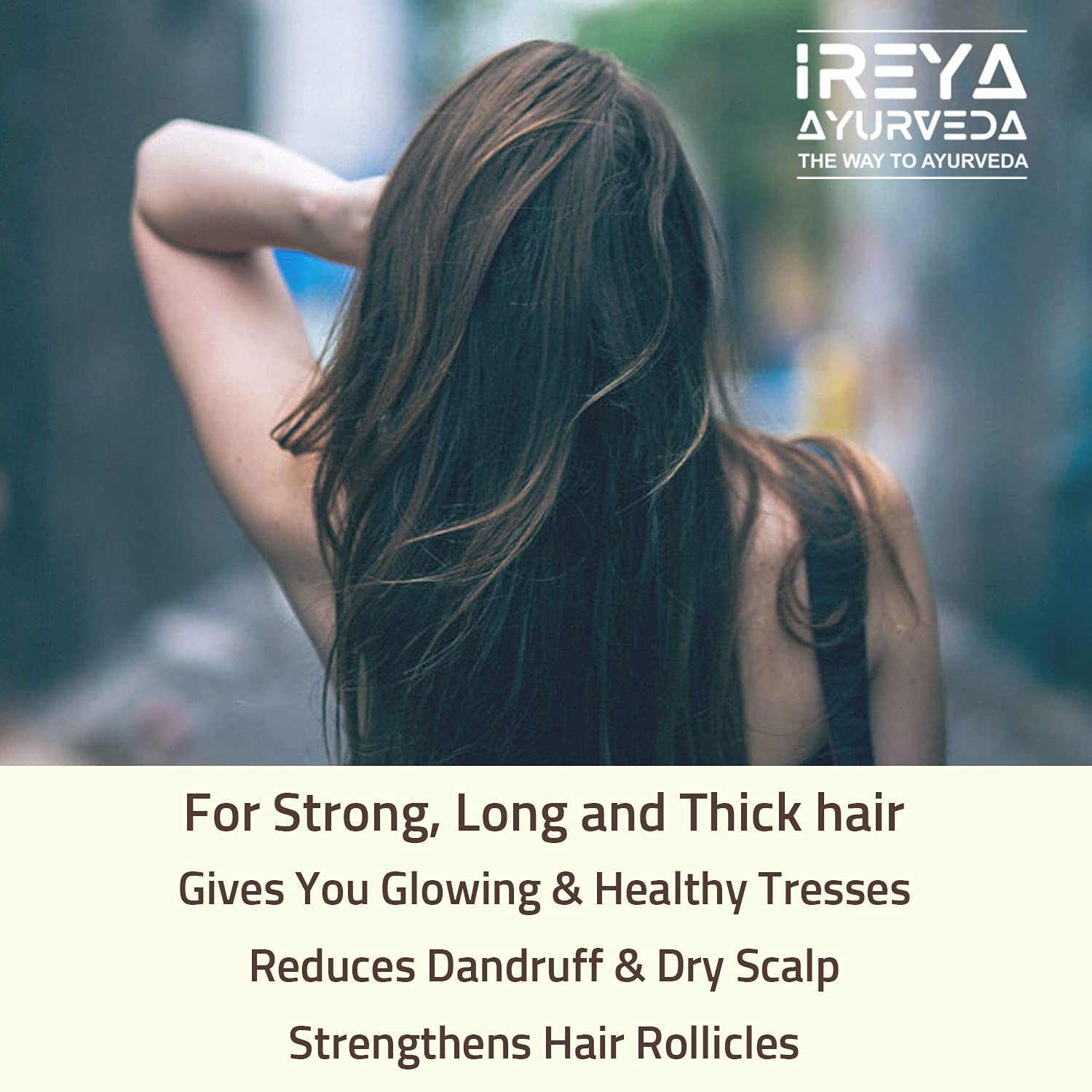 100ml Ayurvedic Herbal Hair Oil with Raw Herbs for Growth and Dandruff Control - Image 3