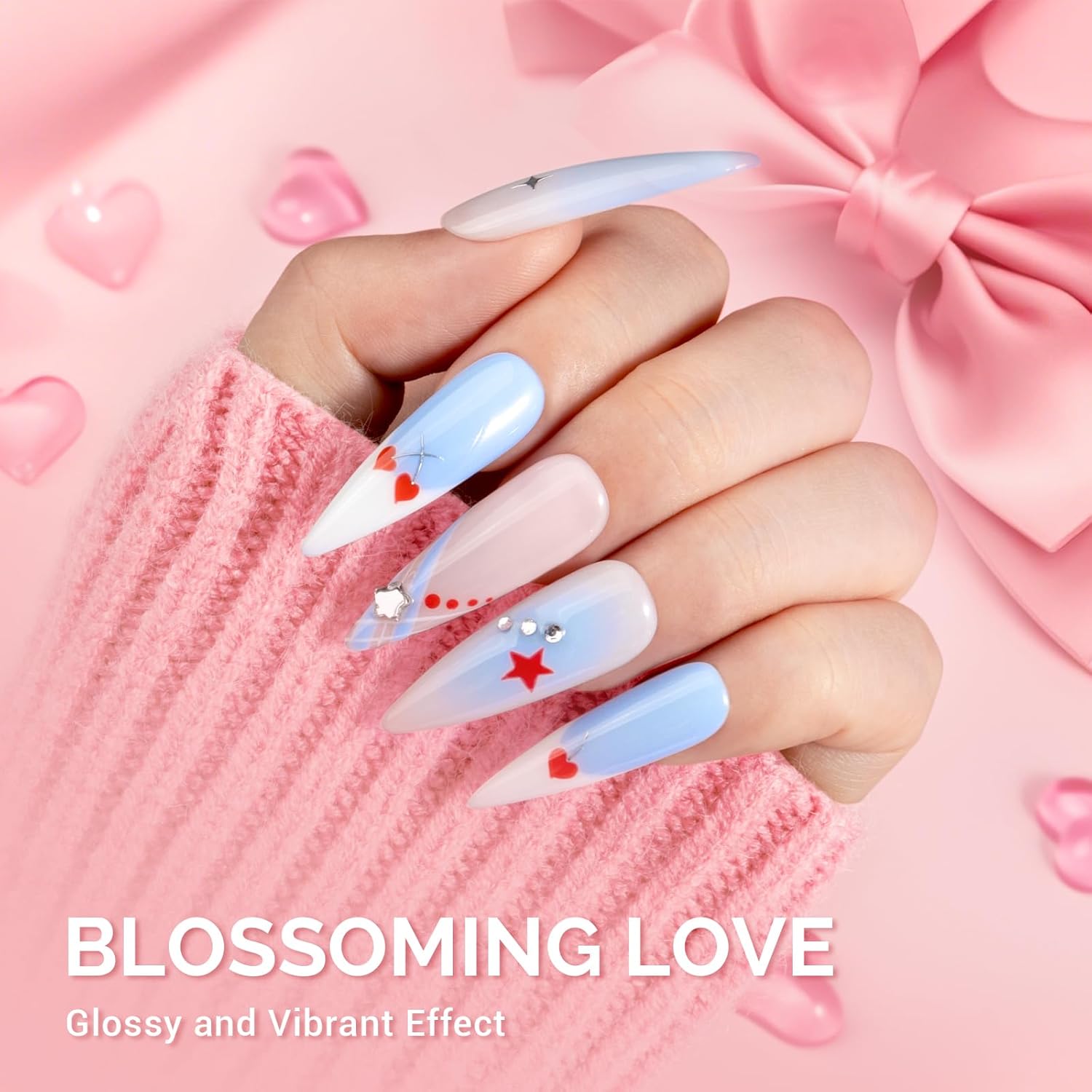 MelodySusie 15ML Blue Macaron Gel Nail Polish for UV LED Soak Off Manicure - Image 2