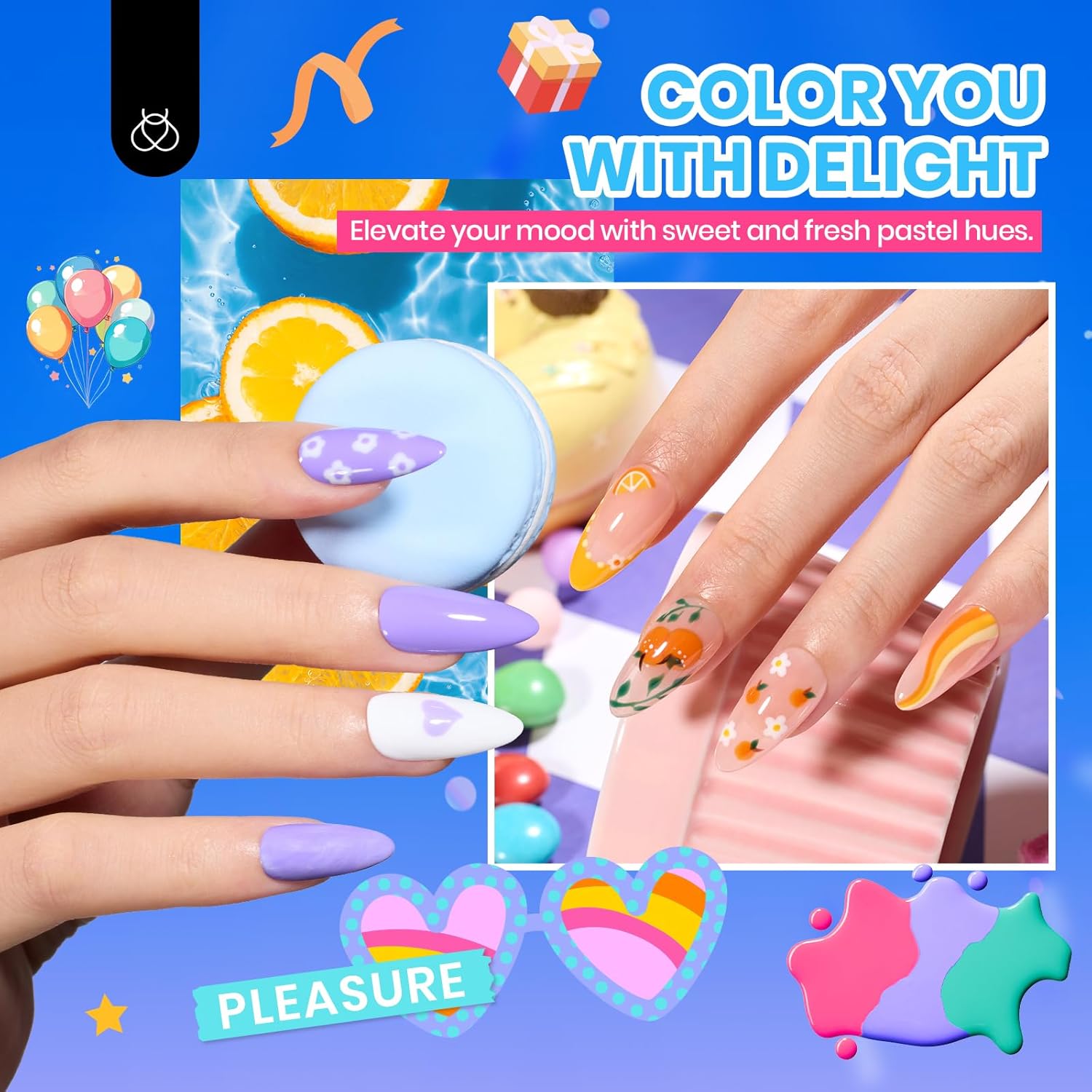 Beetles 69 Piece Gel Nail Polish Set 60 Colors with Base and Top Coats for All Seasons - Image 4