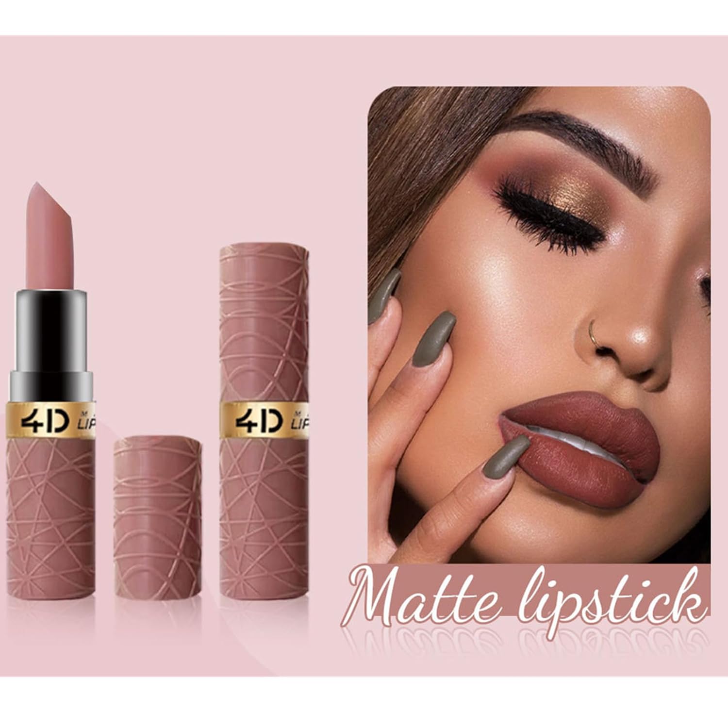 BONNIE CHOICE 6-Piece Matte Lipstick Set for Women, Long Lasting Waterproof Velvet Colors - Image 9