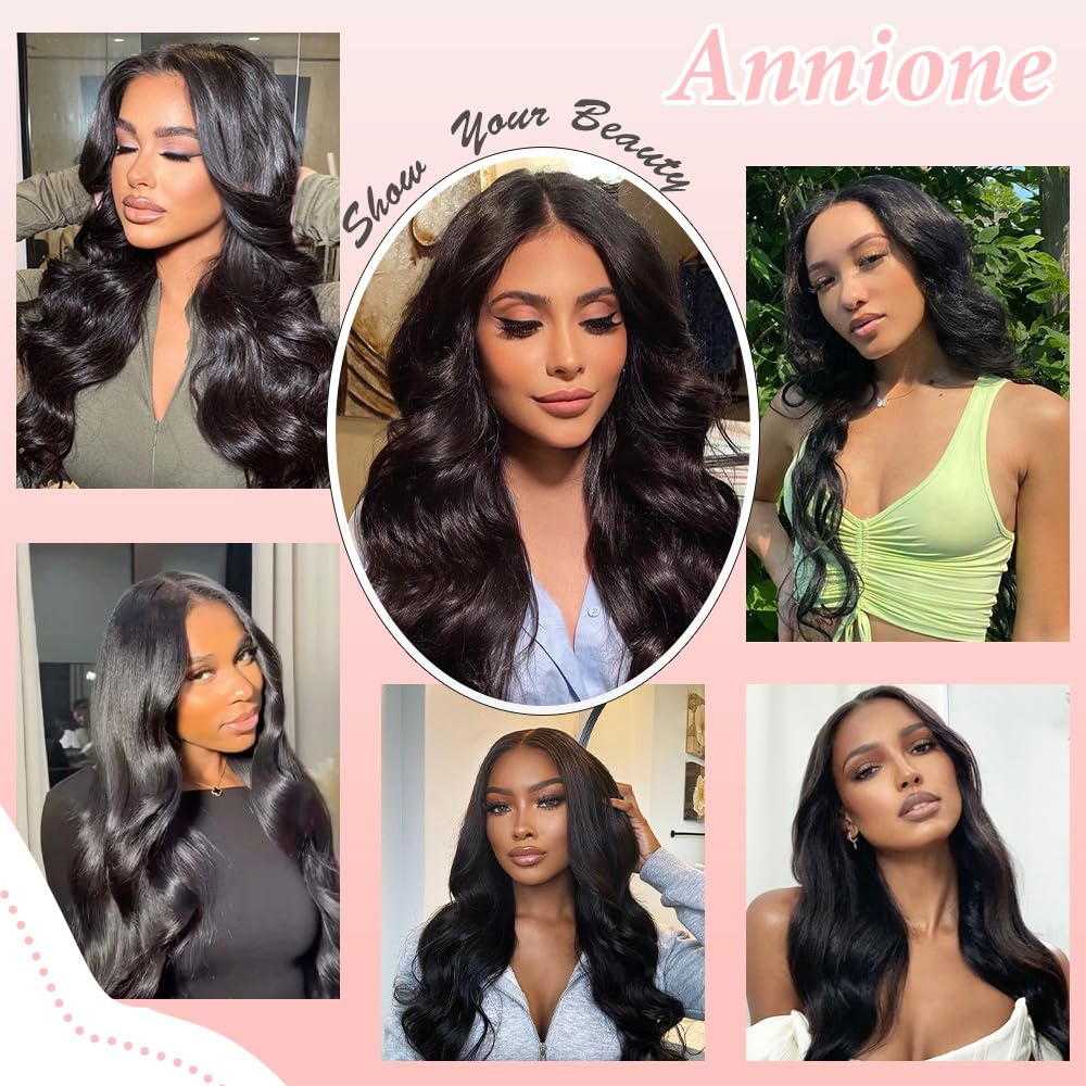 30 Inch 200% Density 13x6 Body Wave Lace Front Human Hair Wig - Image 2