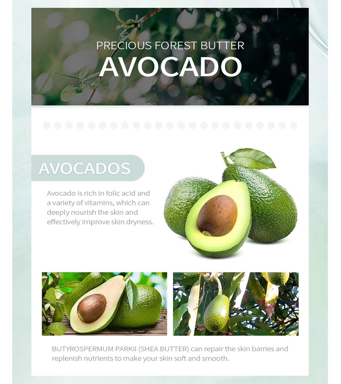 Avocado Daily Hydrating Face Cream 4 oz Lightweight Nourishing Lotion for Dry Skin - Image 5