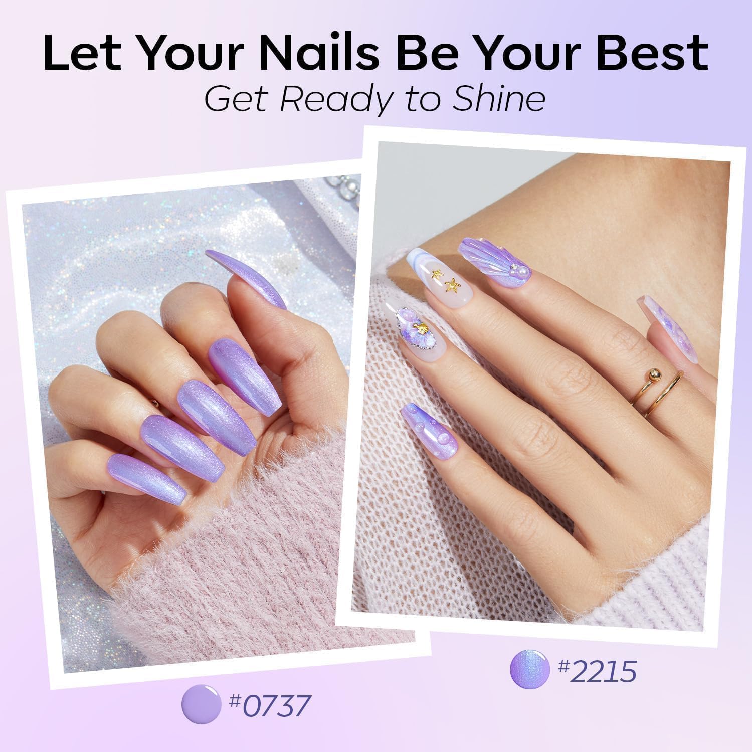 Modelones 6 Color Hema-Free Gel Nail Polish Set for Professional DIY LED Nail Art - Image 2