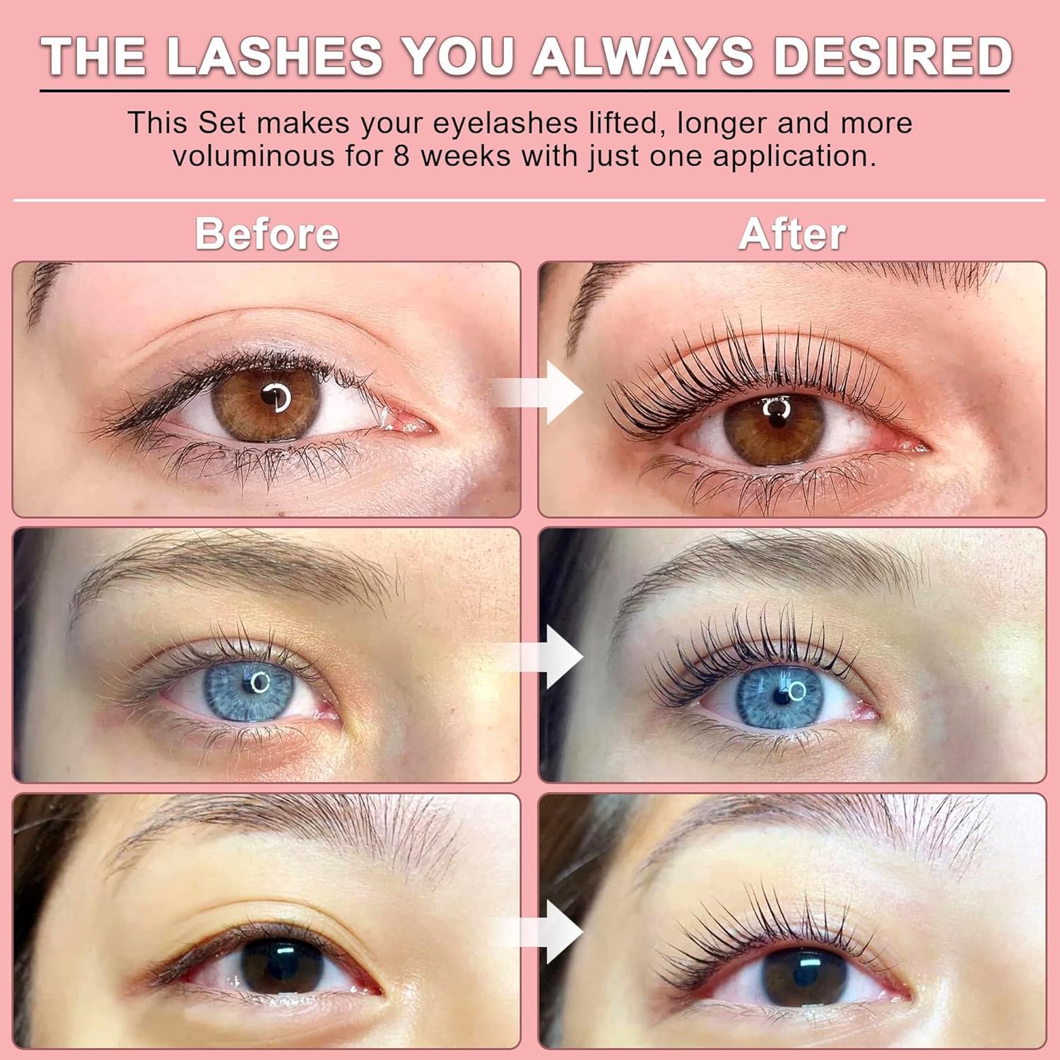 Luxe Cosmetics 8 Week Lash Lift Kit Complete Set Easy Application - Image 9