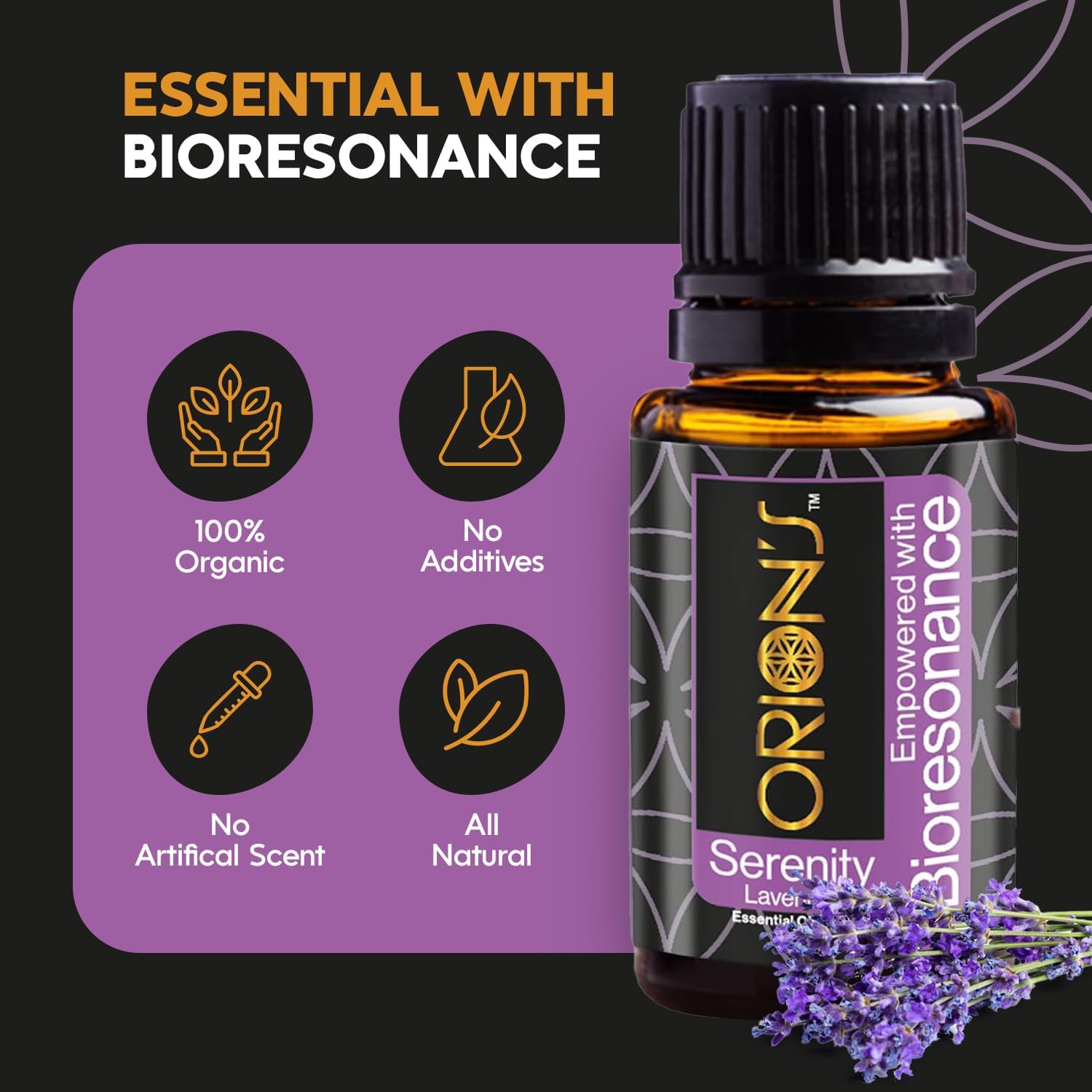 Orion's Serenity 15ml Pure Lavender Essential Oil Therapeutic Grade for Relaxation - Image 4