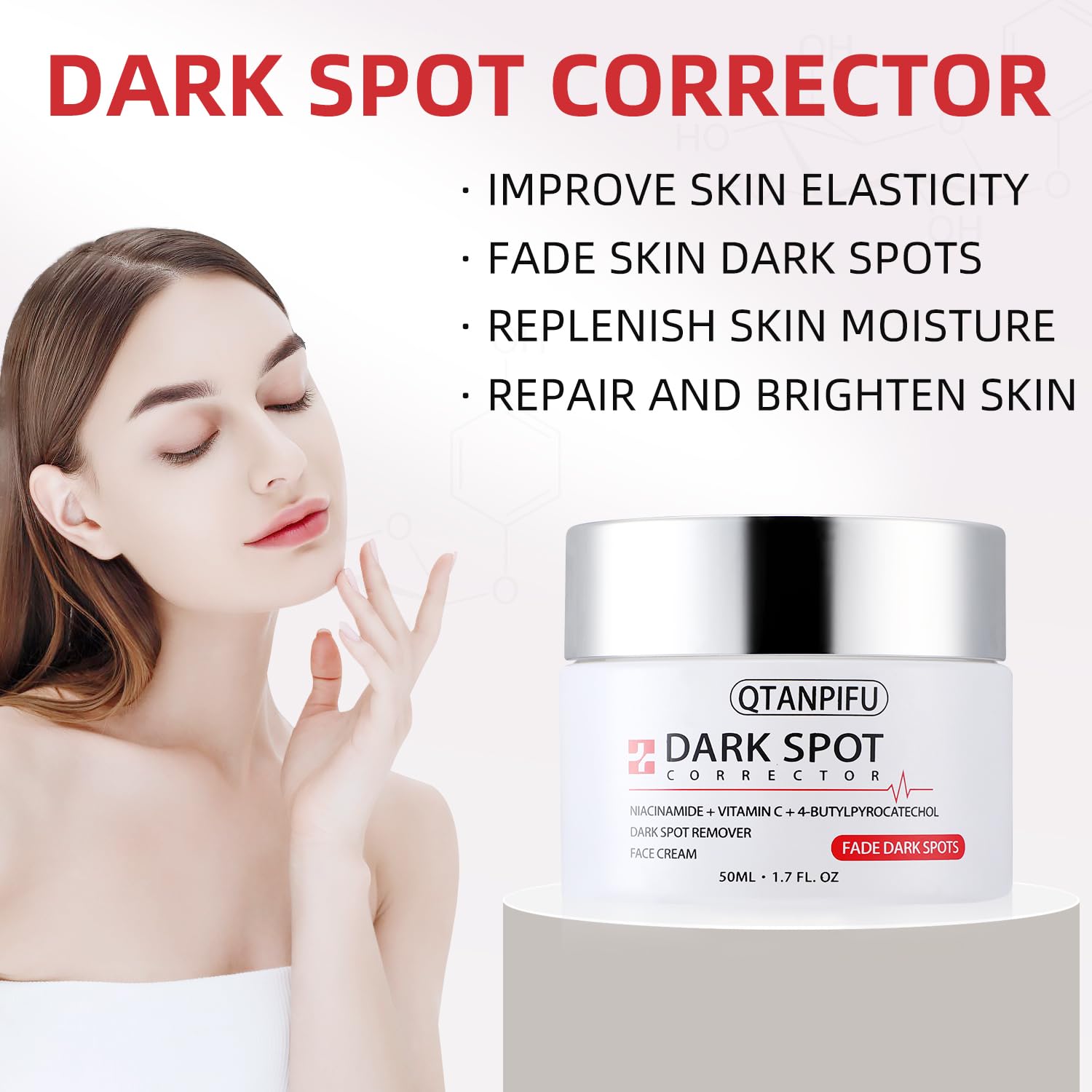Vitamin C Dark Spot Remover Serum for Face and Body, 1 oz for Uneven Skin Tone - Image 2