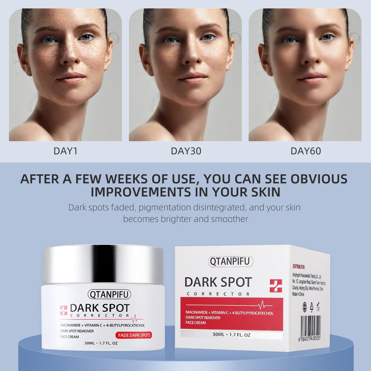 Vitamin C Dark Spot Remover Serum for Face and Body, 1 oz for Uneven Skin Tone - Image 4