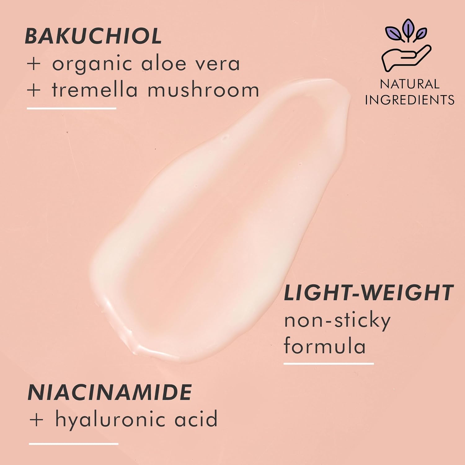 Bakuchiol Serum 1 oz Vegan Cruelty-Free Bio Retinol Alternative for Smooth Skin and Reduced Fine Lines - Image 5