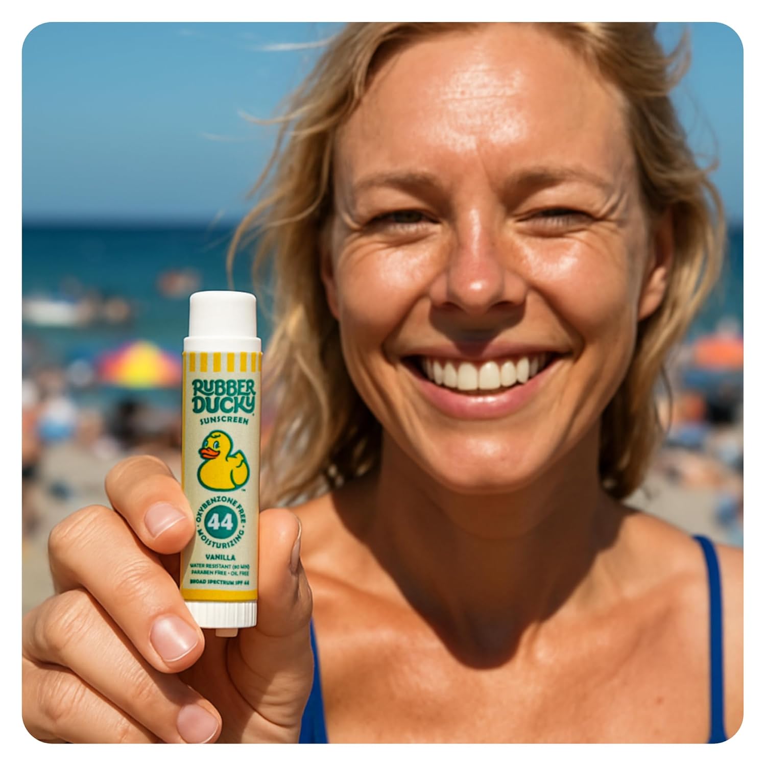 Water-Resistant Vanilla Lip Balm SPF 44, Vegan, Untinted, 0.15 oz - Image 7