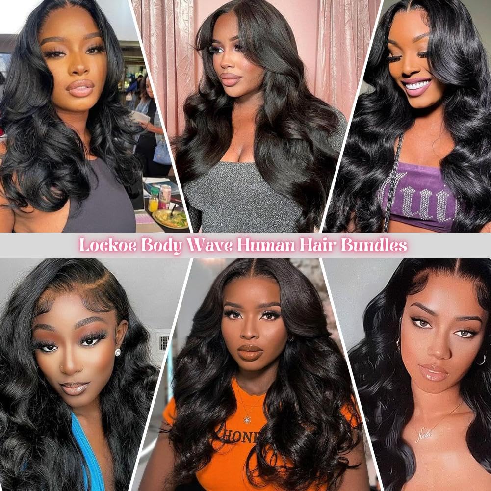 12A Body Wave Brazilian Human Hair Bundles 400g, 20 18 16 14 Inch, Natural Black - Image 8