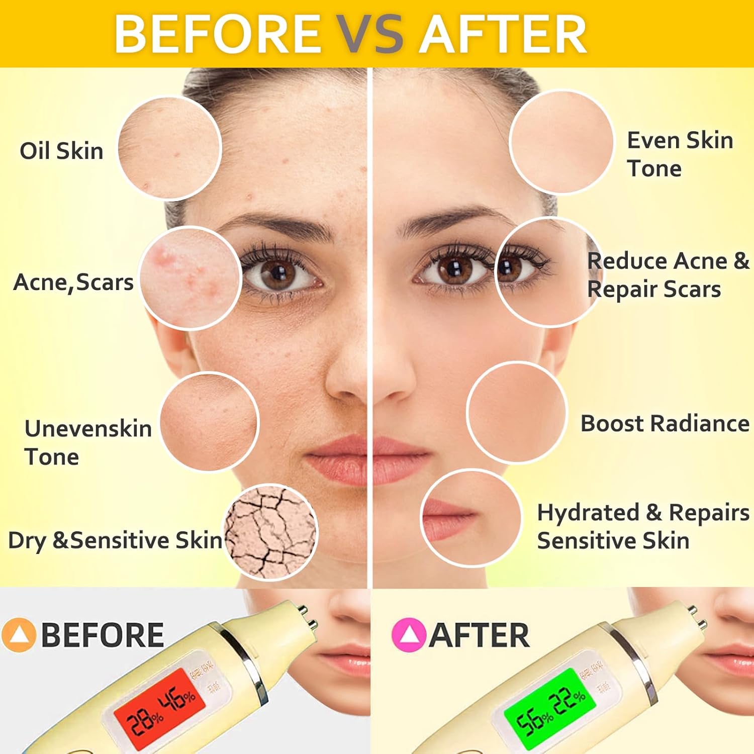 Turmeric Jelly Peel Off Rubber Facial Mask Powder 23 Fl Oz with Silicone Brush Included - Image 3
