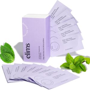 ELIMS Teeth Whitening Strips for Sensitive Teeth 21 Treatments – Food-Grade & Made by Dentists - Whiten Up to 7 Shades - Dissolving Mess-Free Application - Visible Results in 14 Days - 42 Strips