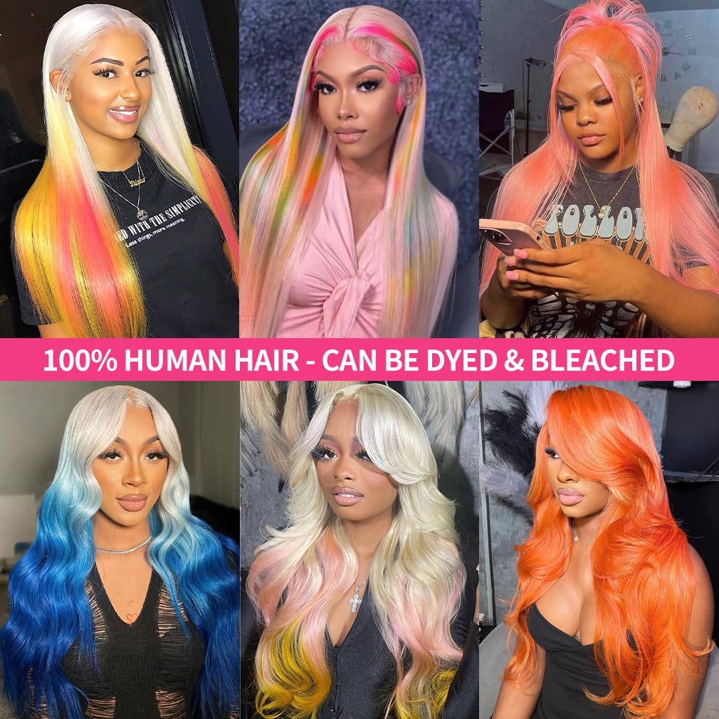 30 Inch Straight Blonde 613 Lace Front Wig Human Hair 200 Density - Image 6