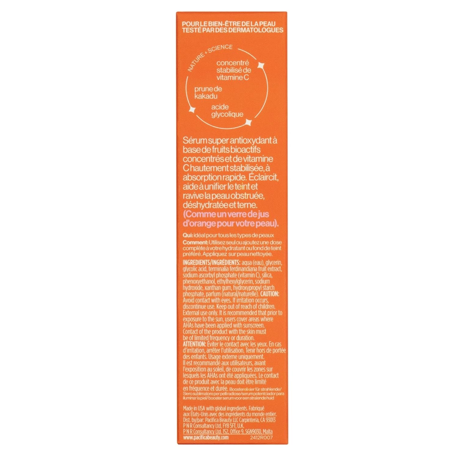 Pacifica Glow Baby Booster Vitamin C Face Serum 1 oz with Glycolic Acid Fragrance-Free Vegan - Image 16