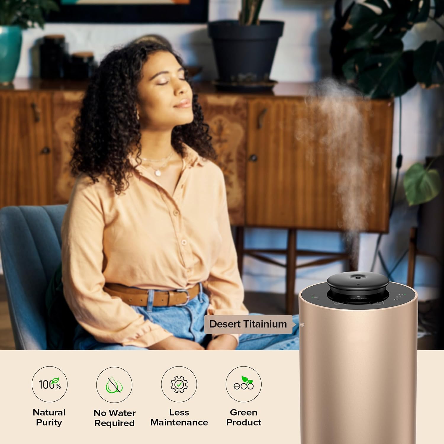 Essential Oil Diffuser 2 Pack Waterless, Timer, Mist Levels for Home Office - Image 6