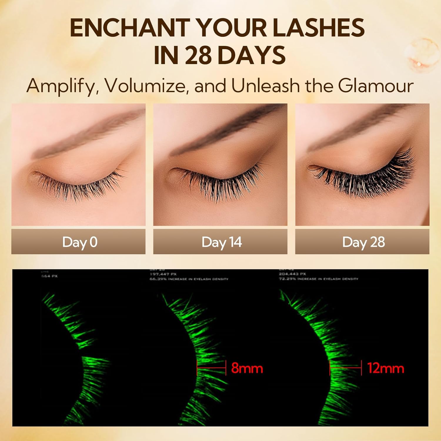LANBENA 4ml Rapid Lash and Brow Growth Serum for Thicker, Healthier Lashes - Image 5