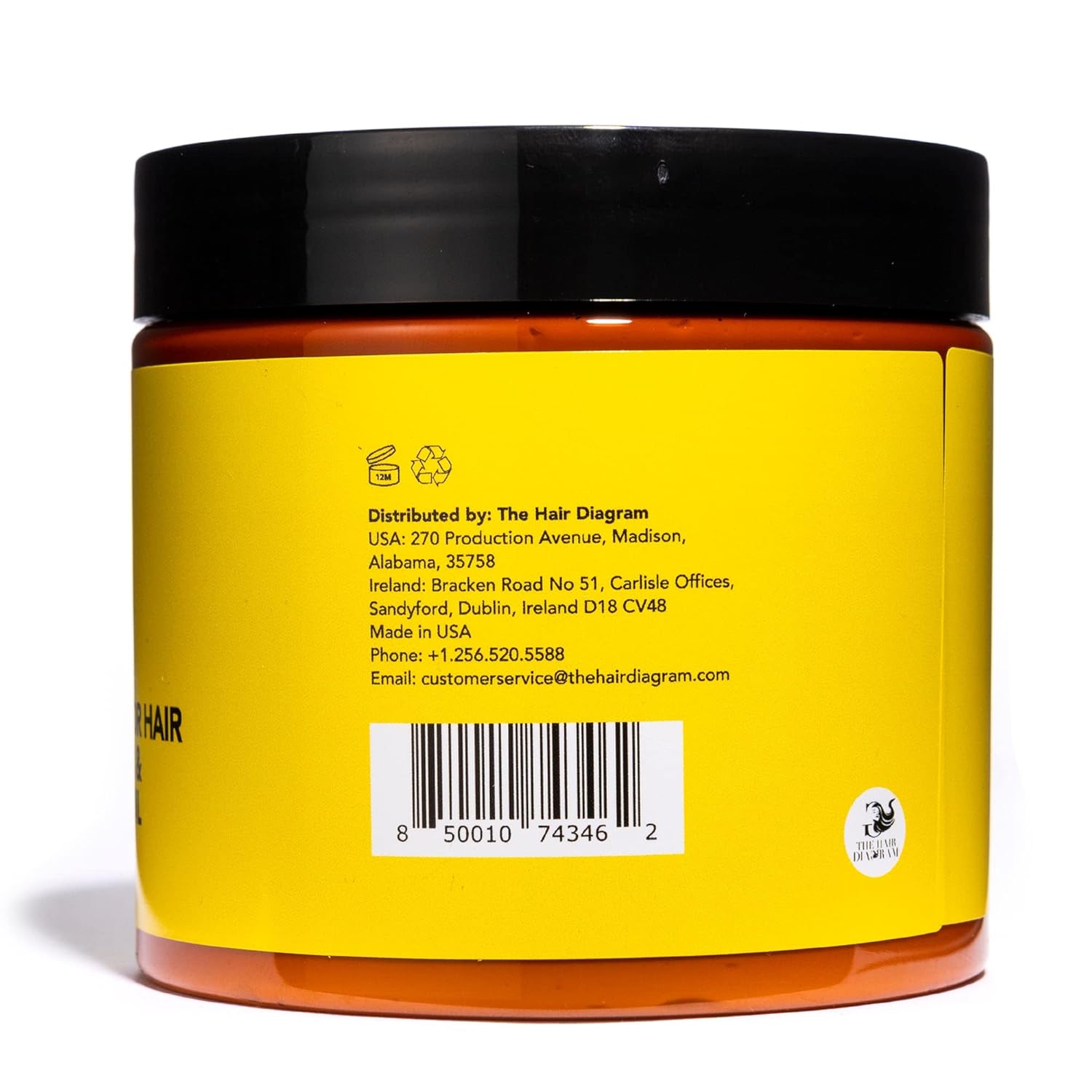 Ashley Marie 12oz Moisture Control Curl Cream with Avocado & Sunflower Oil Anti Frizz Color Safe - Image 2