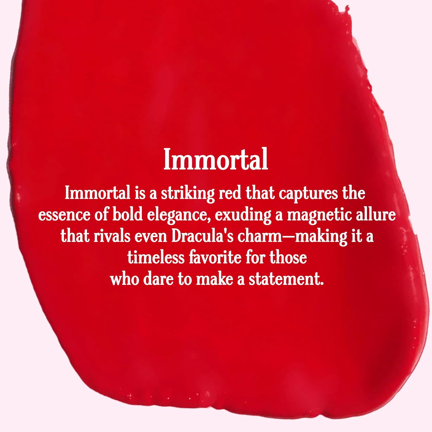 Gerard Cosmetics Immortal Red Matte Liquid Lipstick 0.21 oz Non-Drying Formula - Image 4
