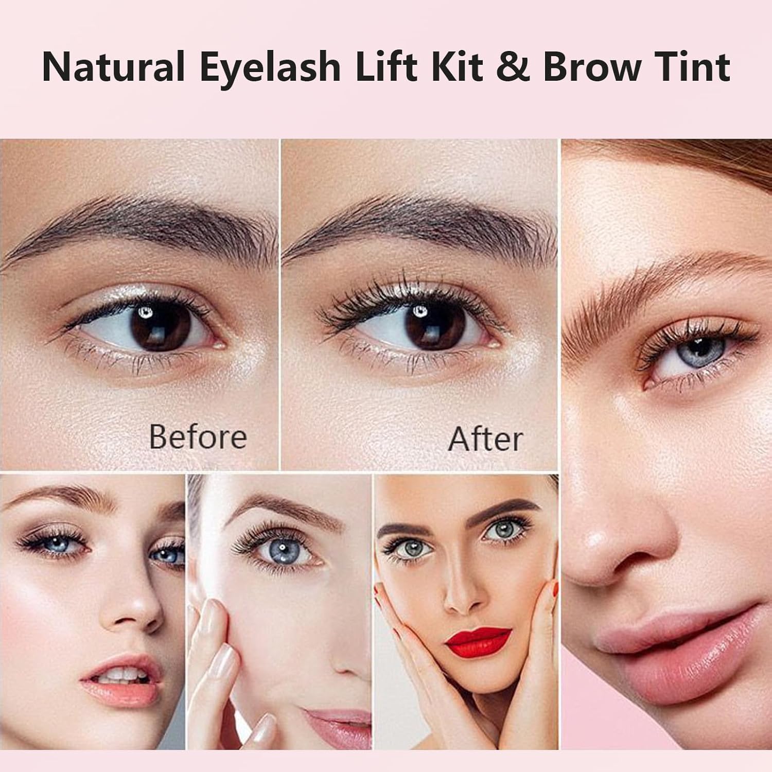 4 in 1 Black Lash Lift and Brow Lamination Kit for 6-8 Weeks Lasting Results - Image 6