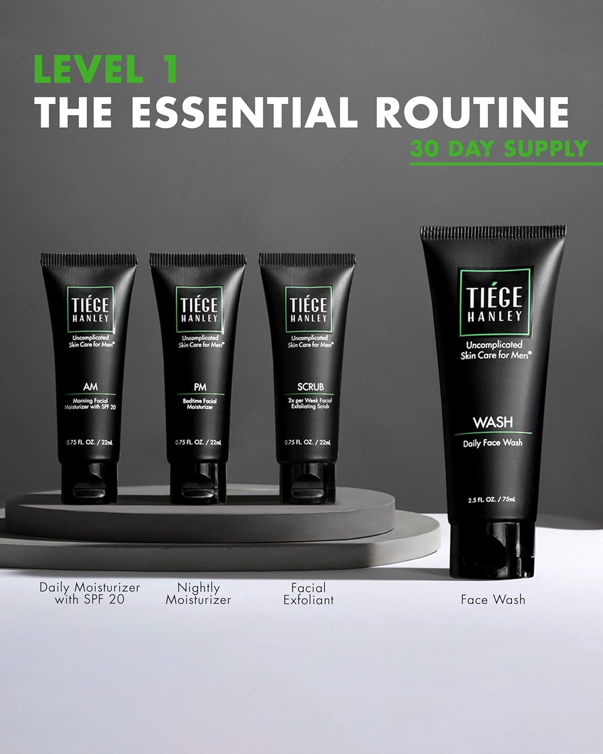 Tiege Hanley Men's Essential Routine Level 1 Skincare Set for Sensitive Skin - Image 3
